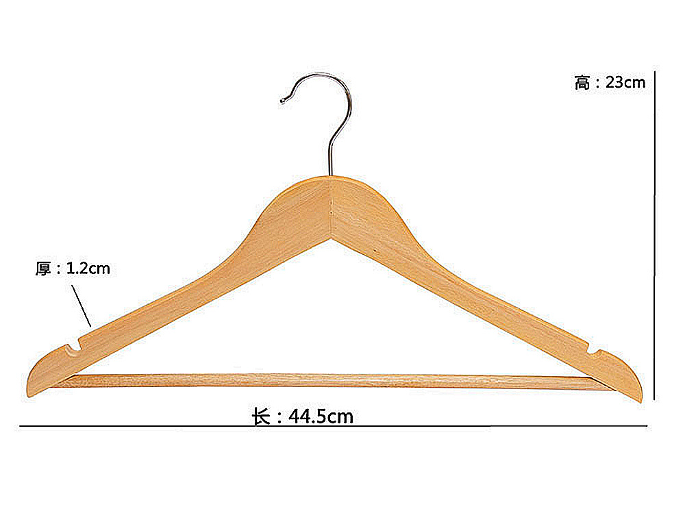 包邮原木色实木防滑a级木衣架男装衣挂架木质衣架晾晒衣架挂衣架