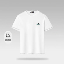 品牌剪标海短袖T恤男中国航天太空创想系列柔软亲肤短袖米白475A
