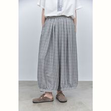【三与二出】夏季新品 暗格垂坠面料舒适宽松百搭直筒肥肥裤28073