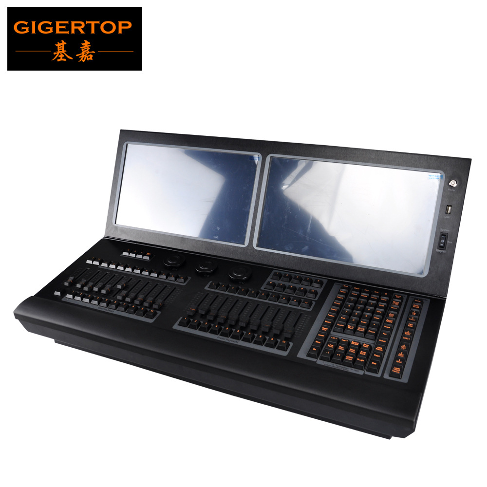 t-2/新款触摸老虎控台 双屏带角度调节15.6寸触摸屏titan 9系统