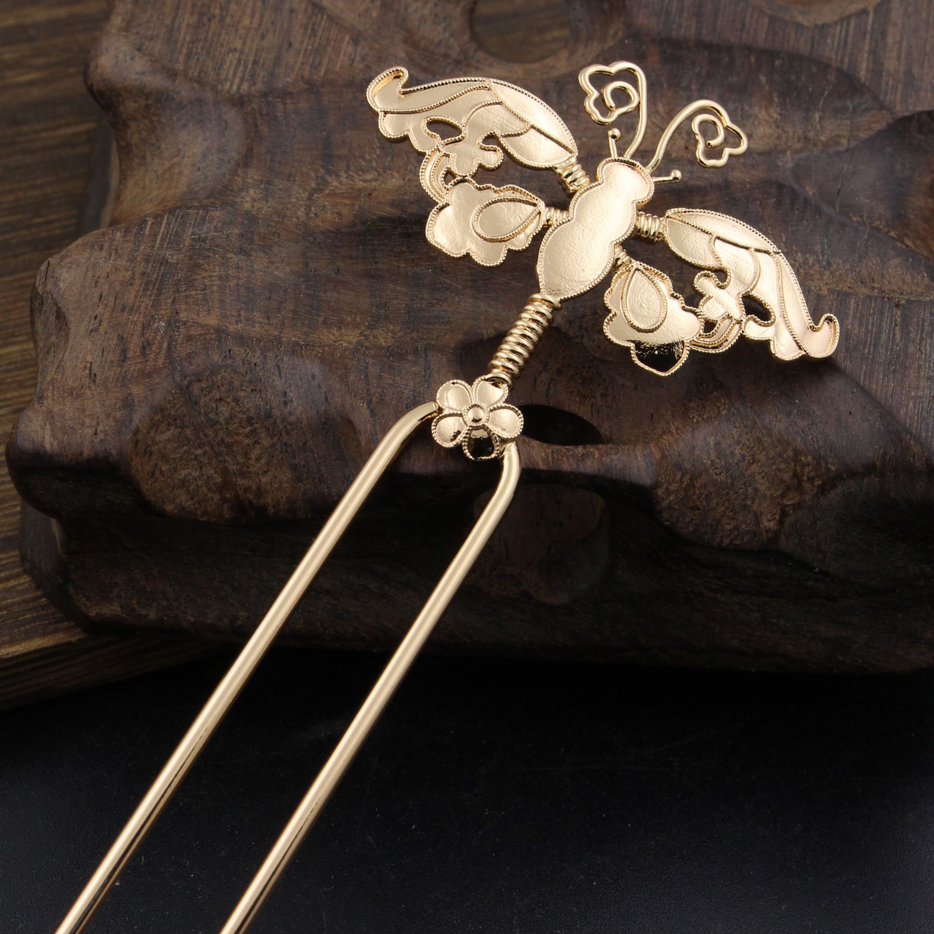 古装汉服宫廷步摇蝴蝶发簪发钗古风手作簪子影楼写真发饰