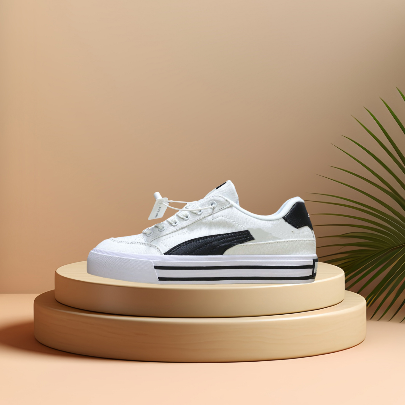 莆田鞋彪家日韩校园经典低帮板鞋男女复古低帮帆布鞋黑武士学生鞋