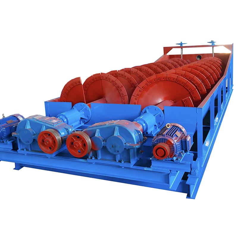 双螺旋洗矿机槽式洗矿机螺旋洗砂机螺旋洗石机矿石清洗机定制