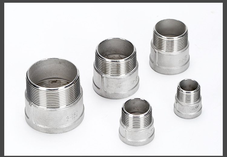 304不锈钢内外丝直接变径内外丝直通大小头等径内外丝4分6分1寸