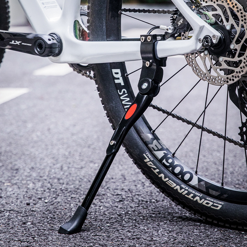 中支撑脚架铝合金侧支架配件装备自行车脚撑可调节山地车-阿里巴巴