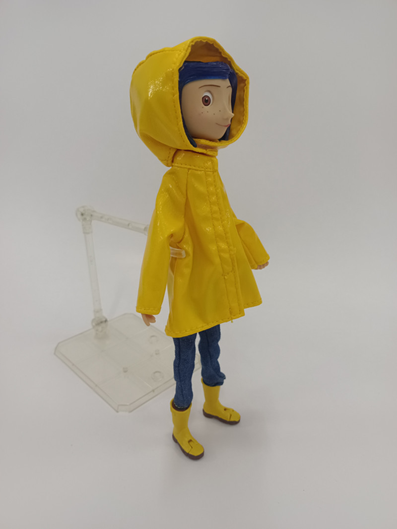 neca 电影版 7寸 鬼妈妈 卡洛琳 条纹版 雨衣版 可动 卡装手办
