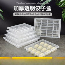 一次性饺子盒餐盒透明速冻生水饺盒馄饨托盘15格外卖打包盒加厚