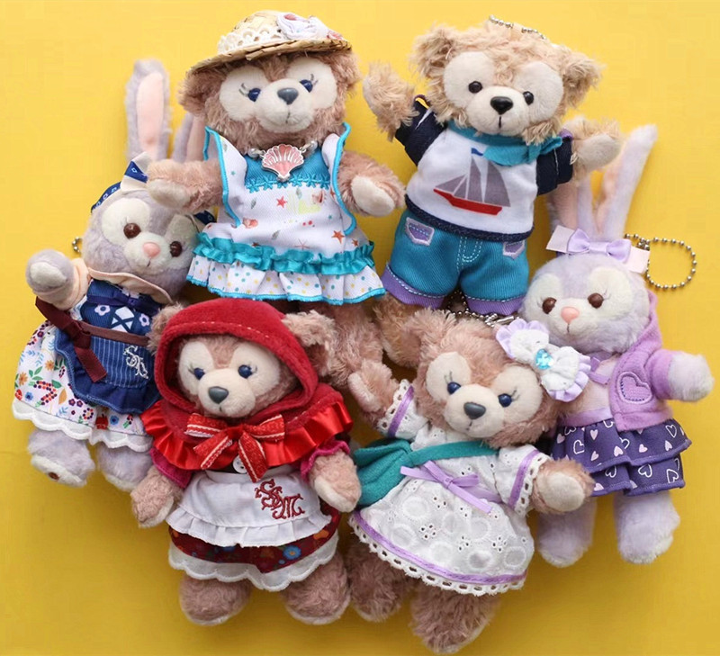 达菲熊史黛拉星黛露旅行可爱毛绒公娃娃玩偶仔包包小挂件饰品胸针