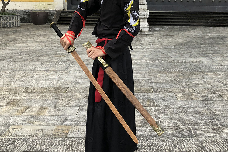 龙泉市木汉剑木质刀剑带鞘古风武侠宝剑汉服佩剑cos表演道具武术