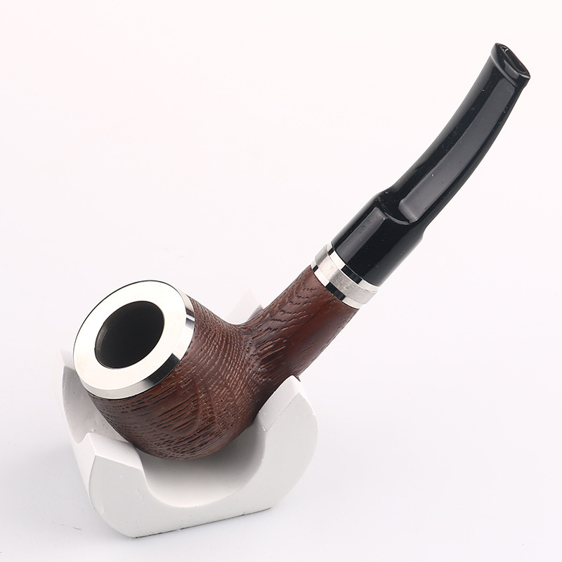 烟斗烟具热销手工木质烟斗架 白色时尚简约烟斗架烟具配件批发