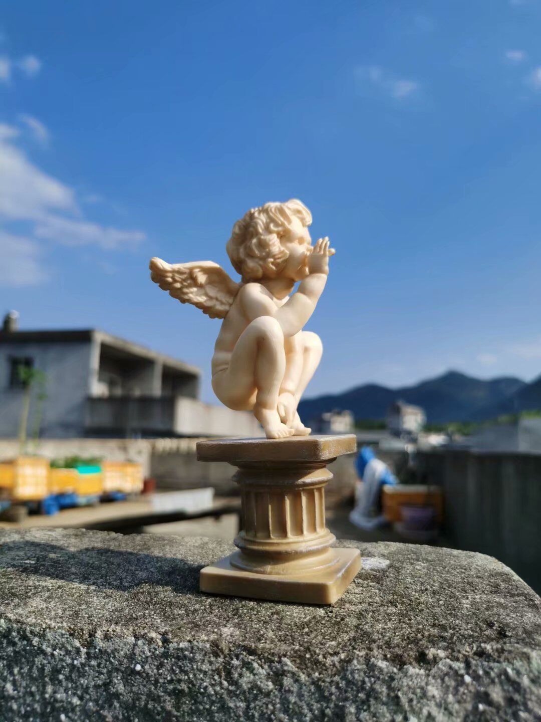 世峰社 创意cherub 醉酒天使 抽烟天使 吸烟 暴走天使棒球棍 模型