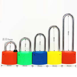 国网梅花塑钢锁电力绝缘表箱锁家用门挂锁户外电表箱一钥开多通锁