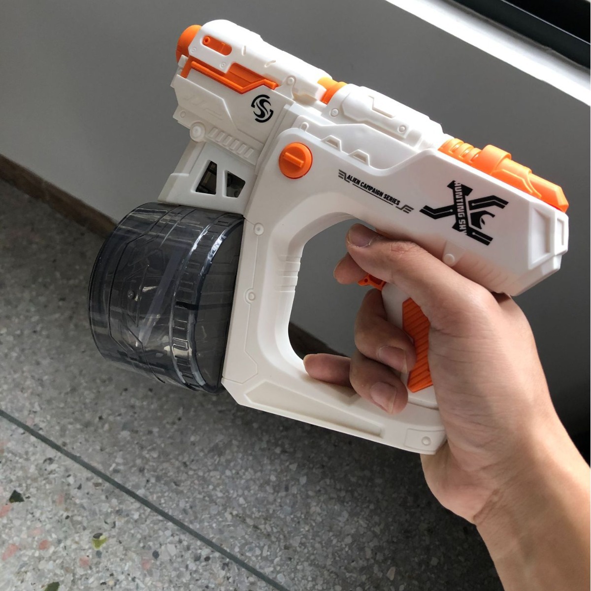 跨境网红夏季现货儿童水枪批发全自动连发电动水枪大容量戏水玩具