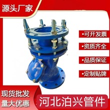 供应拉杆伸缩Y型过滤器 球墨铸铁y型过滤器 管道伸缩过滤器