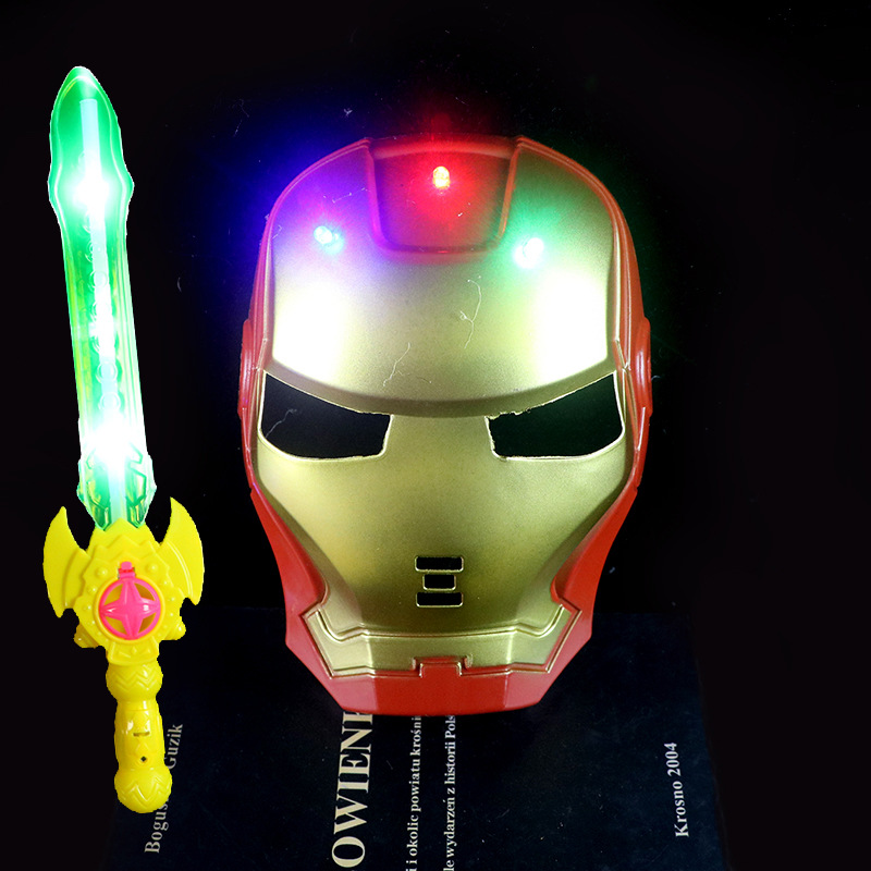Light-Emitting Ultraman Mask Children Boy Light-Emitting Sword DiGa Celo Mask Light-Emitting Sword Night Market Stall
