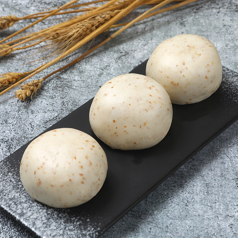 厂家广东麦香花生包子茶楼早餐速冻半成品面食广式45g*12个