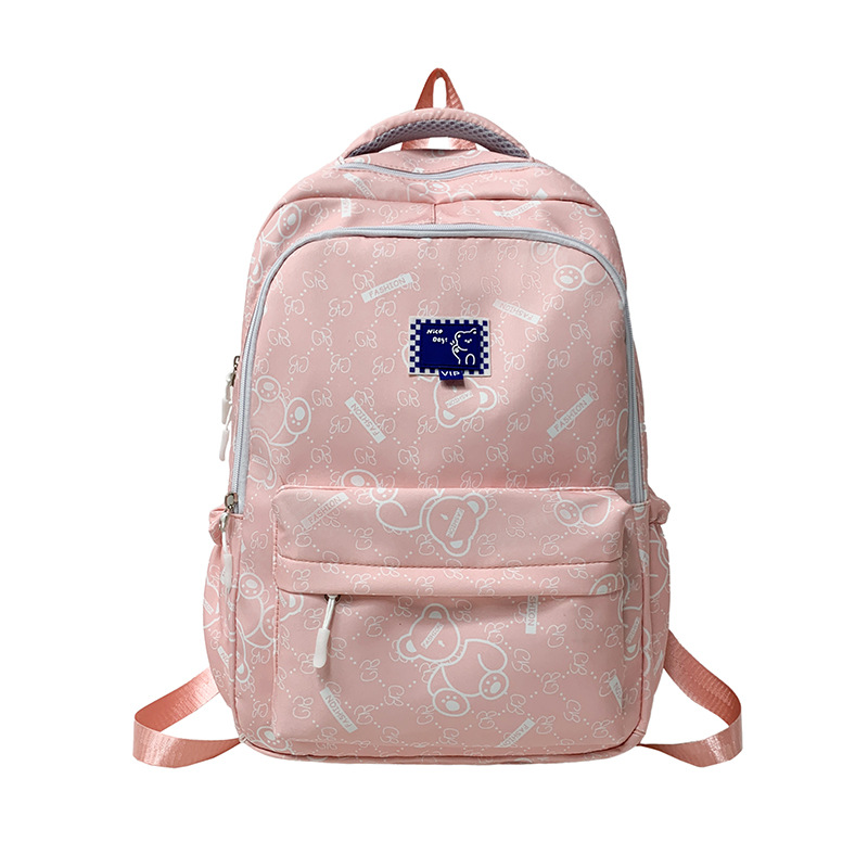 INS Middle School Student Schoolbag Wholesale New Trend Casual Cute Backpack Japanese Japanese Girl Bear Backpack