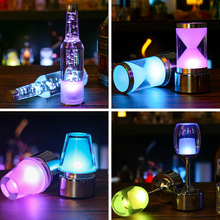 创意个性酒吧可充电移动桌灯清吧台灯装饰氛围酒瓶桌面浪漫小夜灯