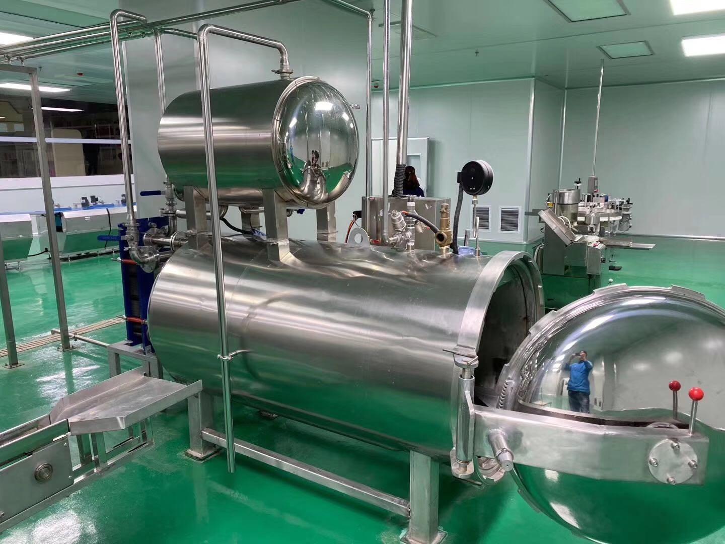 电加热单层卧式玻璃瓶杀菌锅卤蛋玉米高温水浴杀菌锅核桃露杀菌锅