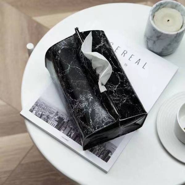 Nordic Ins Simple Home Living Room Creative Tissue Storage Box Bedroom Living Room Dining Table Car Universal Tissue Box