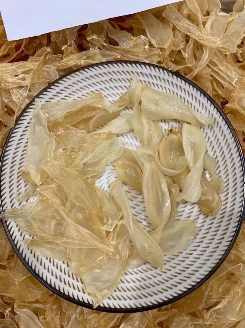 竹叶胶红鱼胶小米鱼胶开片包肚鱼鳔花胶 煲汤料酒店食材 500g代发