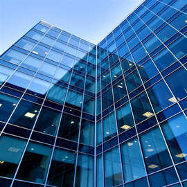 热销新品5mm 12a 5mm lowe蓝灰双钢蓝镀膜中空幕墙门窗玻璃