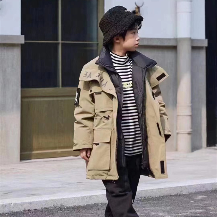 青少年潮牌越也安墨冬装 线上直播引流款 品牌童装越也安墨秋冬款