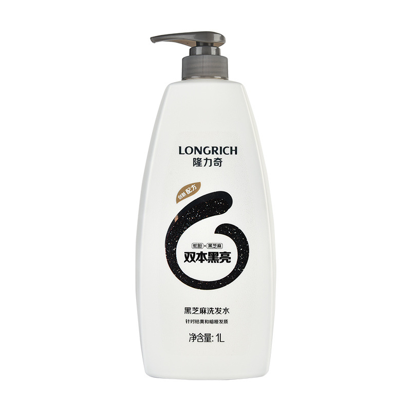 1l隆力奇蛇胆清爽洗发水油性发质清洁洗头膏洗发液