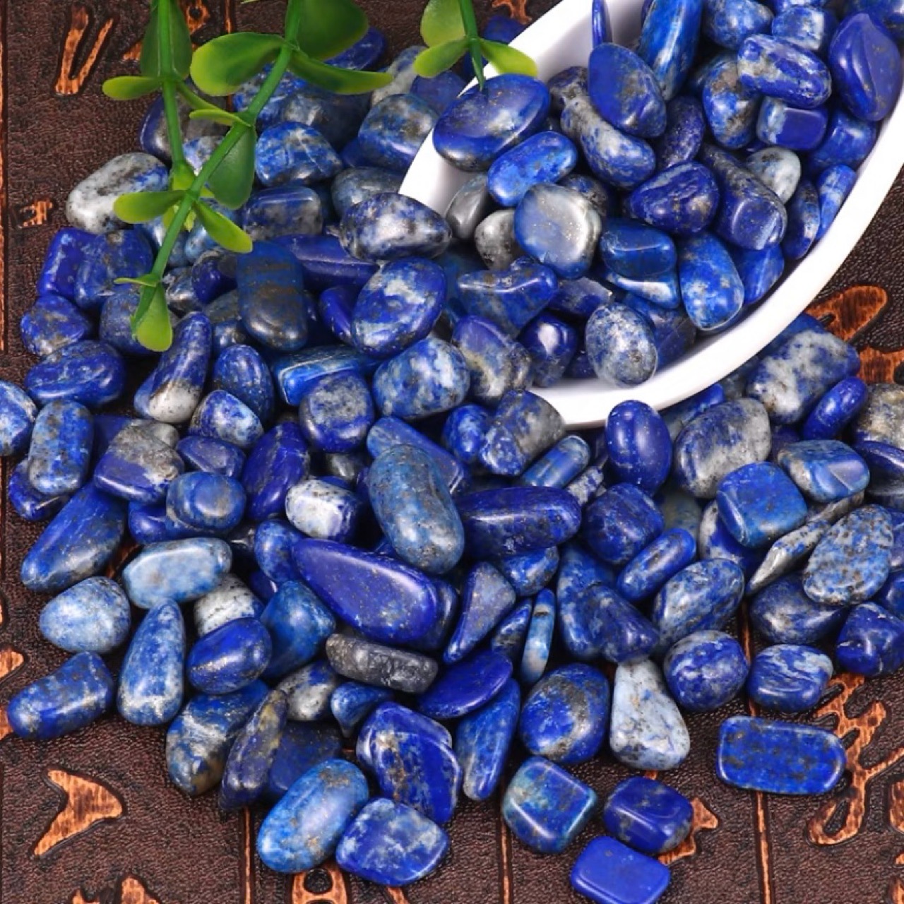 天然五行水晶碎石五色石风水摆件碎石水晶消磁石鱼池石水晶1000克