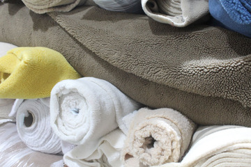 批发2斤大布头 处理布 毛绒布小块布头深浅混搭 颜色随机瑕疵其他