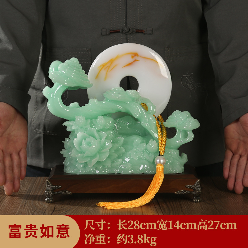 Tiandao Reward for Diligence Cow Ornaments Peace Buckle Office Table Ornament Mascot Relocation and Opening Gift