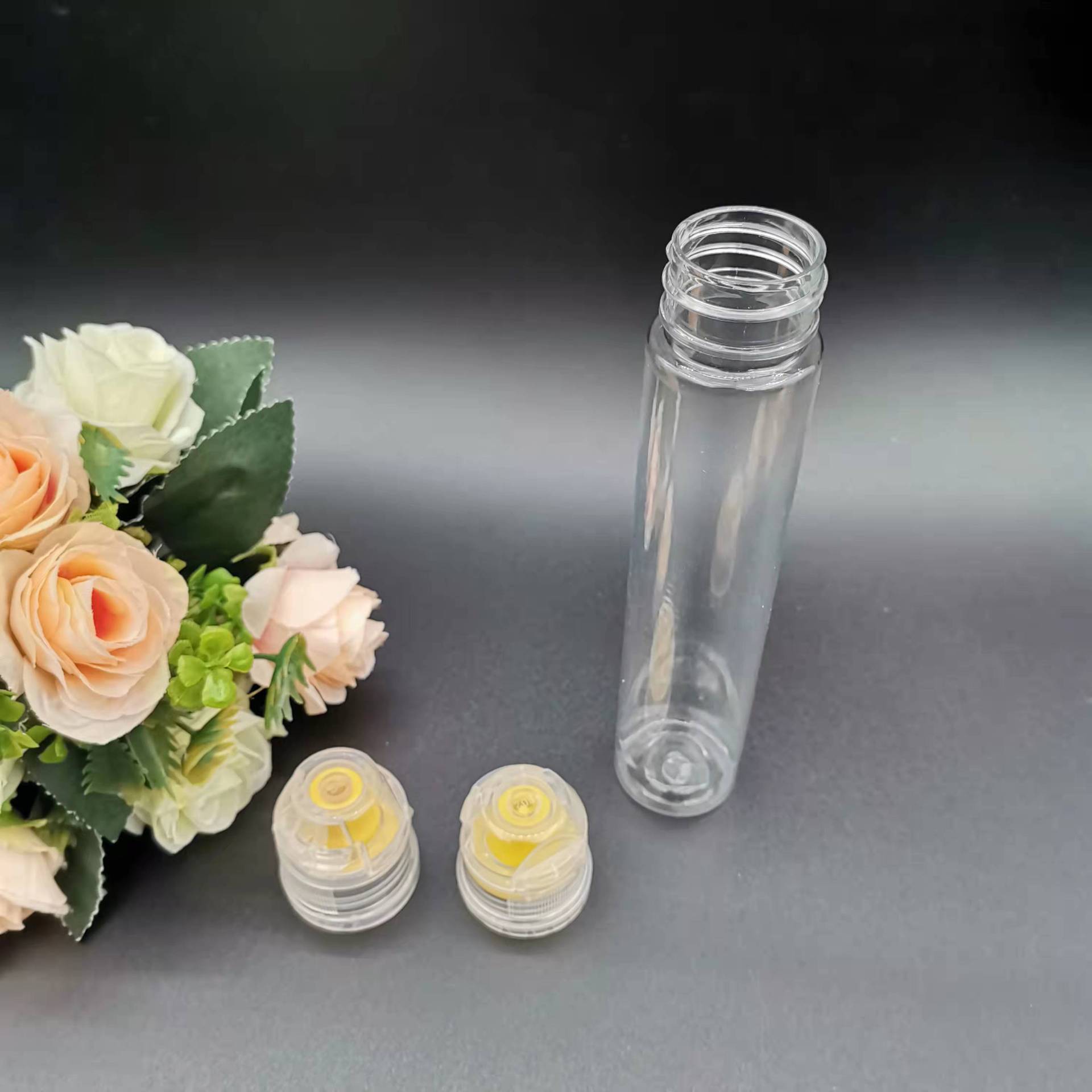 130ml蜂蜜瓶 pet塑料瓶秋梨膏尖嘴挤压瓶食品包装圆柱形透明瓶