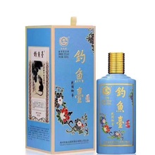 批发钓鱼台生肖酒猪 狗 鼠 鸡酱香型白酒整箱6瓶*500ml 整箱批发