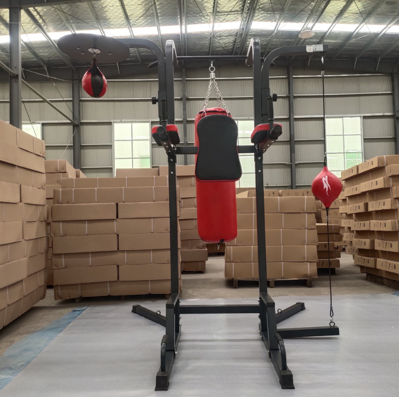 拳击搏击沙袋架悬挂式速度球架家用立式室内散打沙包吊架支架挂架
