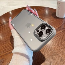 适用苹果15金属鹰眼手机壳iPhone14高级感13promax透明防摔保护套