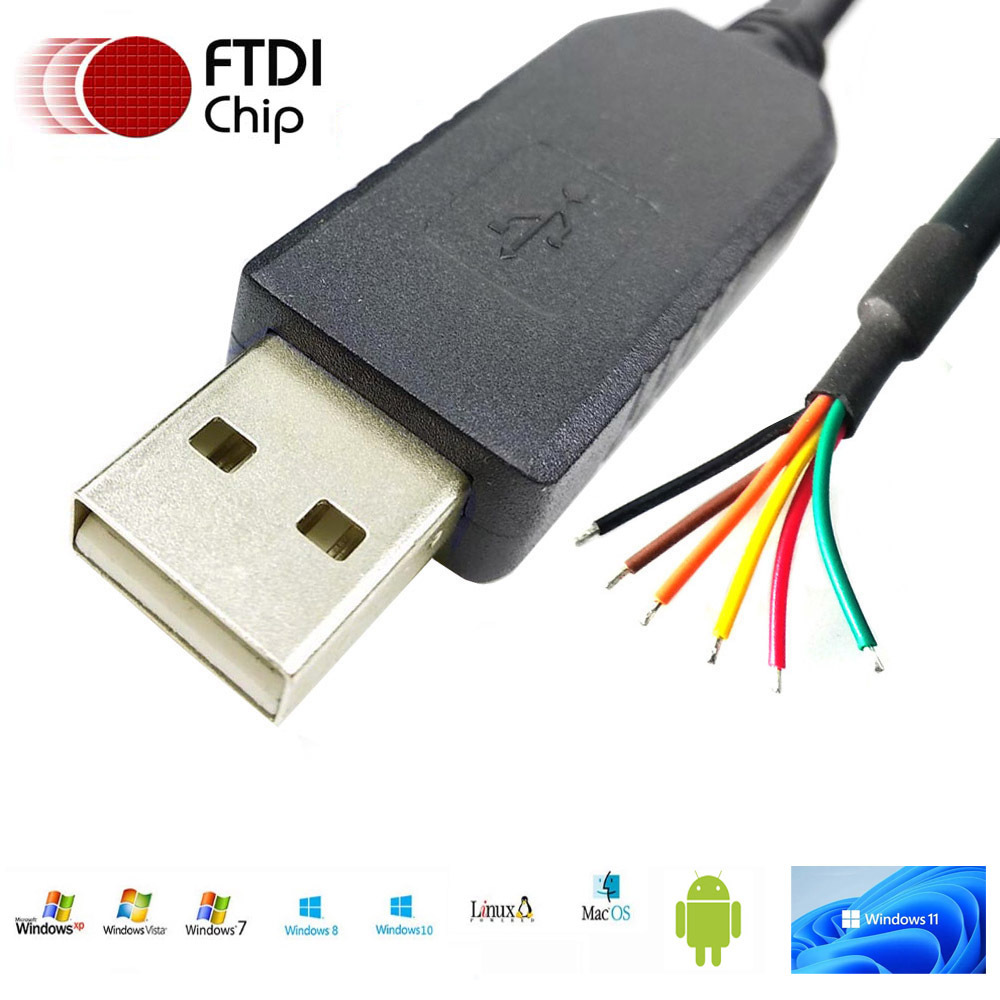 usb转rs485串行通讯线缆兼容ftdi usb-rs485-we-1800串口通信线缆