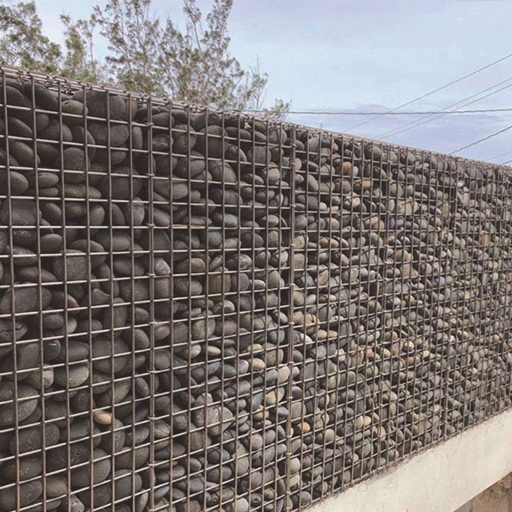 浸塑电焊石笼网电焊景观石笼网焊接石笼网箱现货可定做厂家直供