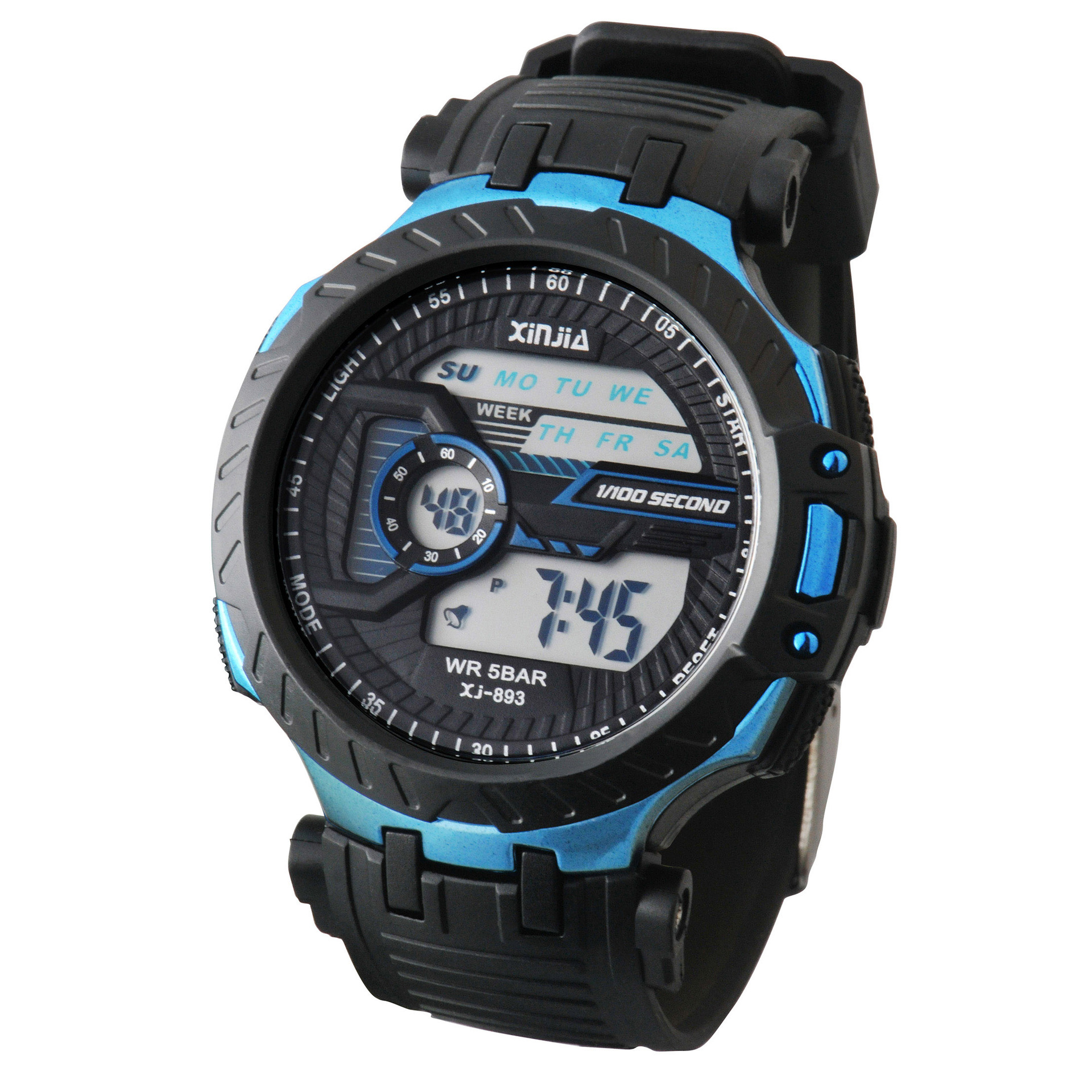 Xinjia Student Watch Luminous Fashion Clock Waterproof Plastic Electronic Meter Sports Watch Can Be Customized