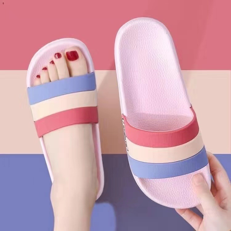 Women's Slippers Summer Household Interior Home Non-Slip Deodorant Thick-Soled Couple Home Bath Student Dormitory Sandals