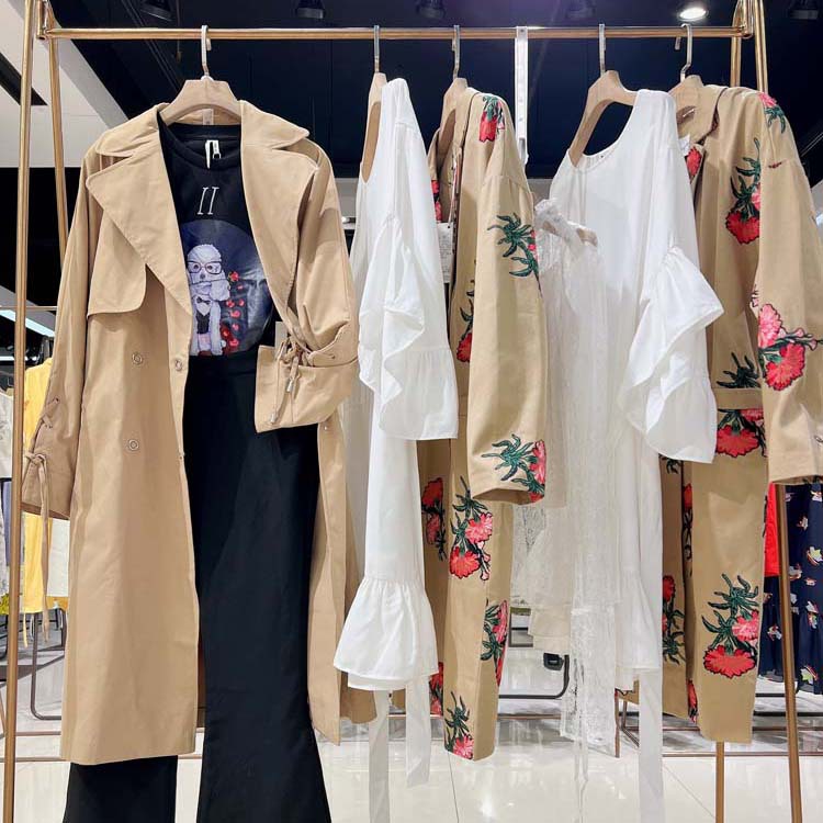 太平系列欧洲站欧货夏装 乐町撤柜剪标品牌折扣女装走份批发货源