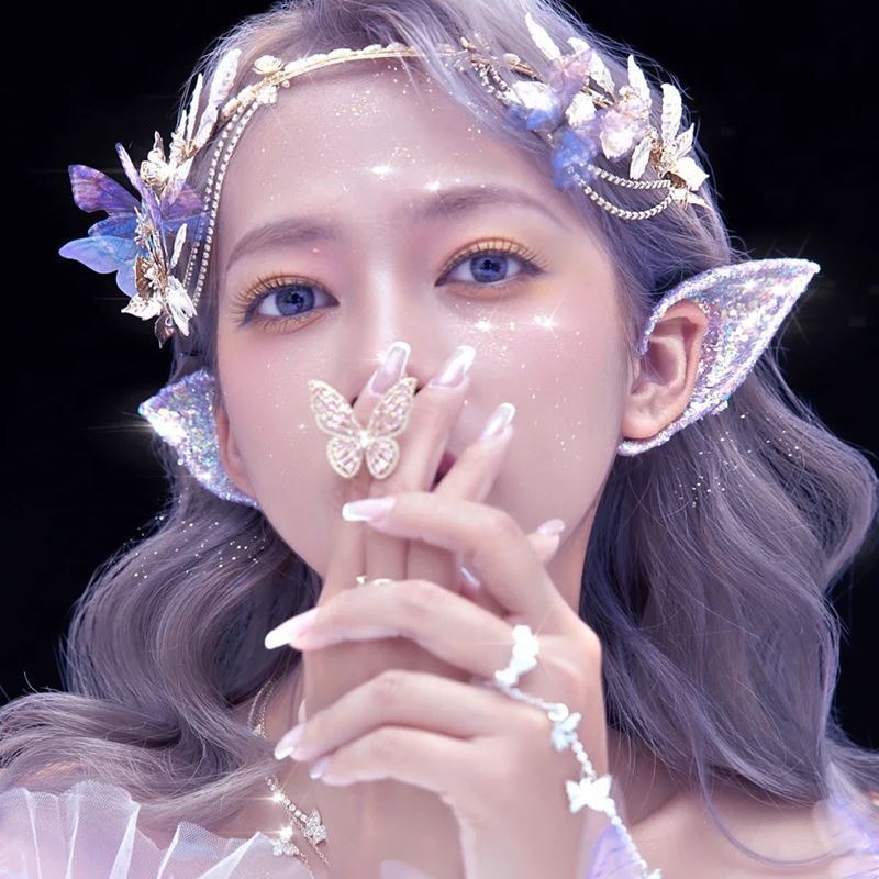 精灵耳神器仿真女仿妆古装造型cos人鱼写真耳饰网红自拍影楼工具