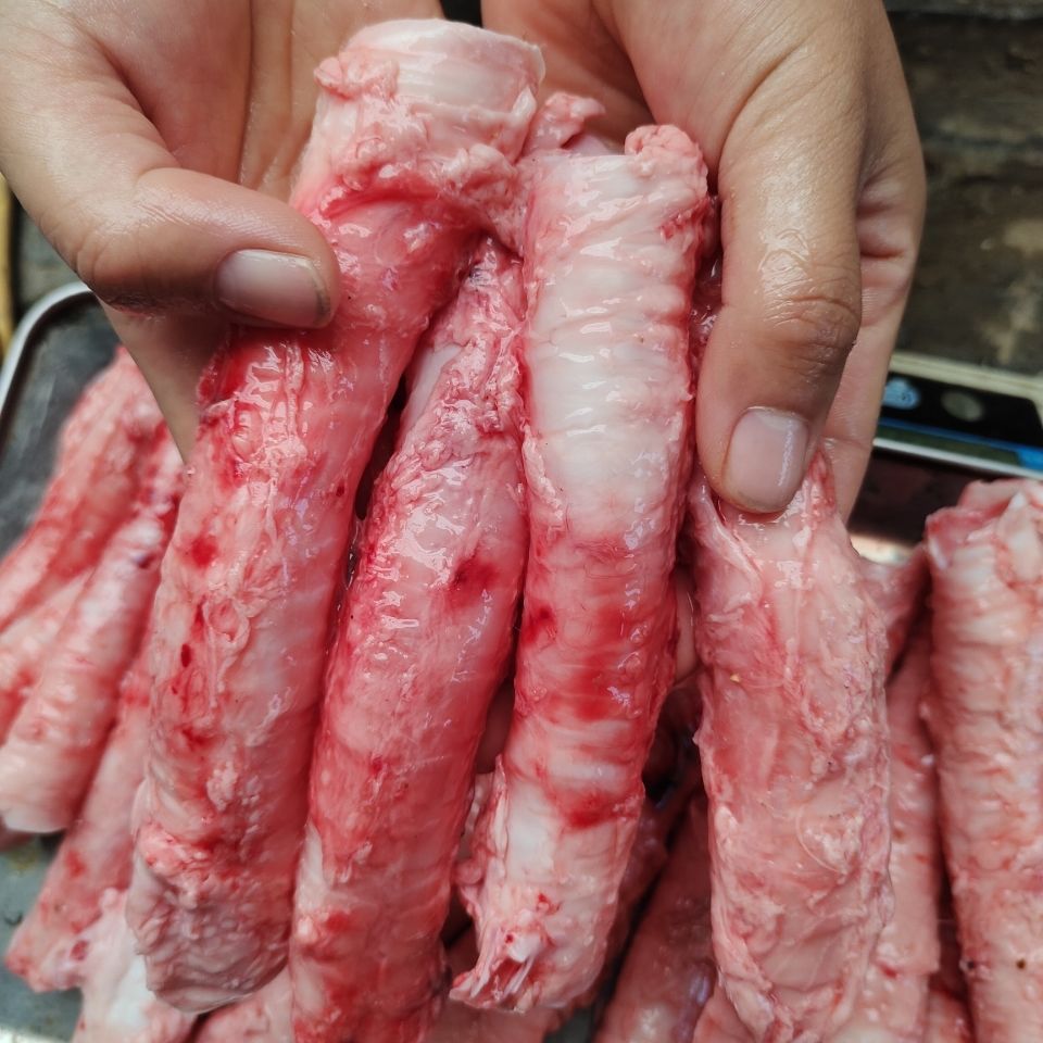 【猪气管肺管】猪肺管 猪软骨 猪肺猪下水烧烤食材批发