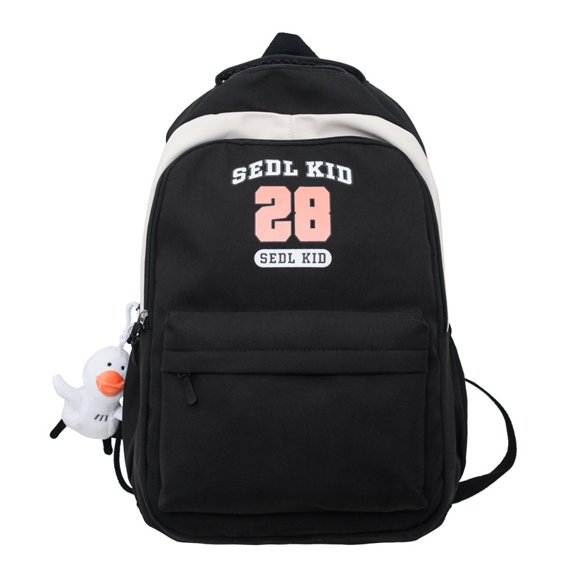 Backpack Wholesale 2023 New Junior and Middle School Students Schoolbag Women's Casual Simple College Student Trip Backpack