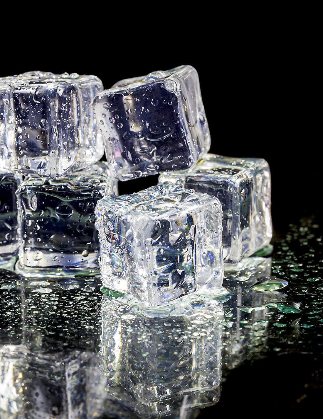 装饰冰块仿真冰块假冰块透明正方形塑料冰粒水晶石头酒吧拍摄道具