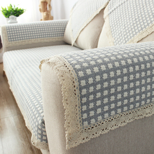 64N栗茧四季通用沙发垫靠背扶手巾盖布简约现代组合沙发套罩坐垫