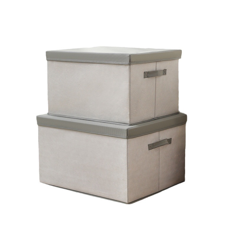 Large Capacity Student Storage Box Desktop Office Foldable Storage Box Home and Living Organize and Storage Supplies