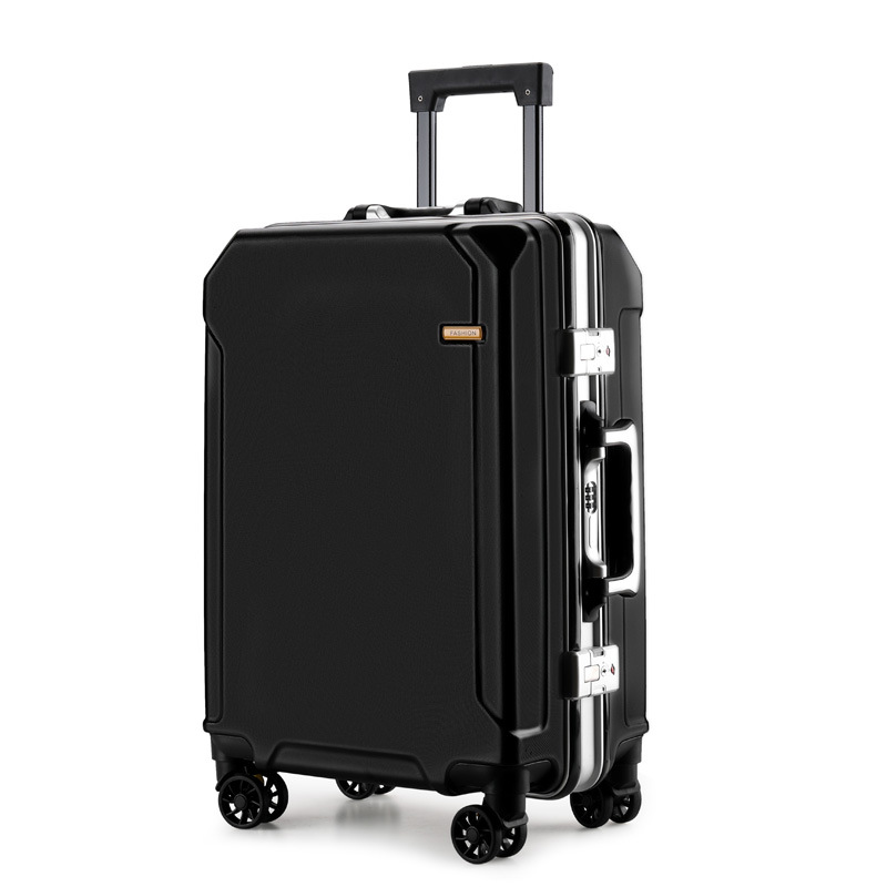 Internet Celebrity Suitcase Luggage Aluminium Frame Luggage Universal Wheel 20 Unisex Student 24 Password Leather Suitcase 26-Inch