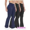 Y 608 Women's Solid Waist Flare Leg Leggings Sporty|ru Y 608 Women's Solid Waist Flare Leg Leggings Sporty|ru