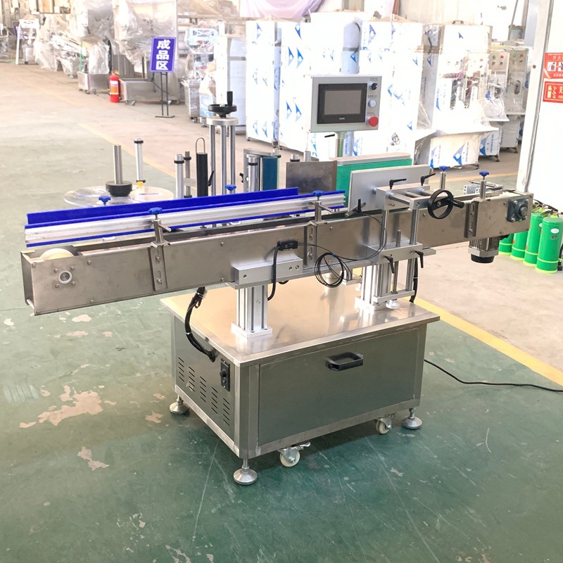 饮料瓶全自动搓滚圆瓶贴标机洗发水沐浴露洗手液圆瓶贴标签机