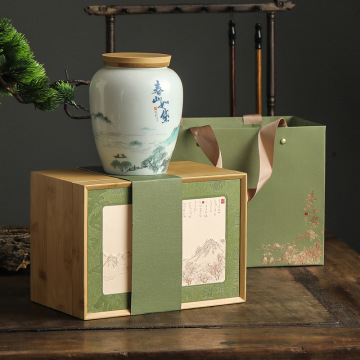 茶叶包装盒礼品盒高档通用绿茶信阳毛尖龙井茶礼盒装空盒半斤装